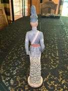 LLADRO Retired West Point Cadet Porcelain Figurine…..12-3/4” tall…..sword does not fit tightly in slot
