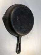 6 1/2” 2 spout skillet. #5 Made in Taiwan.