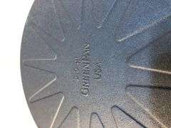 Unseasoned 5.5 qt GreenPan USA. No lid. 11” diameter. 4 1/2” H. Very heavy pan.