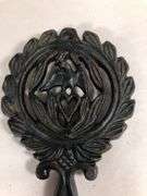 Wilton Eagle Heart 4 Footed Trivet black. 5 x 3”