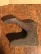 Antique cast iron cobbler's shoe mold anvil/stand. #9. 11”L x 8” H.