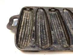 Vintage BSR 7 ear cornbread mold. 7 B  K F 13 x 5 1/2”