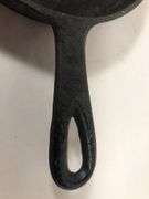 Birmingham Stove & Range (BSR) #3 skillet. 6” diameter with heat ring. No spin, no wobble. H 8