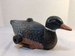 Rare find. Vtg/antique cast iron mallard duck lawn/garden sprinkler. 10 3/4” L x 5” W x 4 1/4” H.