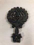 Wilton Eagle Heart 4 Footed Trivet black. 5 x 3”