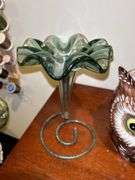Nice selection of home decor items…..stein on right is musical, football boy is by Danbury Mint, owl pitcher was hand painted in Italy