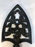 Wilton vintage flat iron trivet. Black. 10” x 4.5”