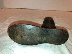 Vintage cobbler shoe mold for small child. #94. 5.5” L x 2” W x 5.5” H