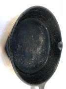 Vintage Lodge #5 2 spout skillet with 3 notch heat ring. 8” diameter. No spin, no wobble.