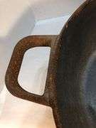 5.5 qt. Green Pan Dutch oven pan. Pan only. No lid. 14” diameter. Includes new handle & screws for a lid. Not seasoned.