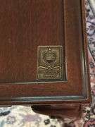 Hickory Chair Historical James River Plantation side table with pull out trays on each end…..17-3/4 x 28 x 25 tall