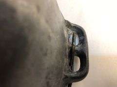 BSR single spout Dutch oven # 8 H. 10” Diameter. 4” D. No spin, no wobble.