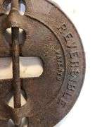 Antique Griswold New American 6” reversible steel spindle. Erie PA., U.S.A. 9.5” L . Heater damper
