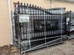 Unused 2024 AllMetal Metal Farm Driveway Gate , K0720