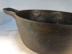 New 5.5 qt Green Pan Dutch oven pan. Pan only. No lid. 14” diameter. Includes new hand & screws for a lid. Not seasoned.