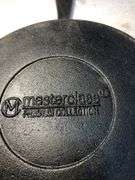 Masterclass Premium Collection 7 1/2” diameter skillet. 2 spout. No spun, no wobble.