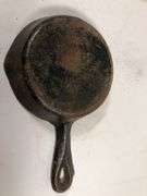 Cashman's Furniture advertising skillet. 2 spout 3.5” skillet.