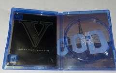 PS4 Grand Theft Auto V game, case, map, booklet