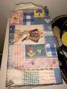 Drawer containing table linens in various sizes…..linen, plastic
