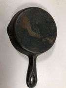 Rare John A. Batson Western Auto Stores advertisingskillet. 2 spout 3.5” skillet.