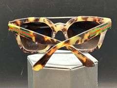 Pair of REPRODUCTION GUCCI leopard print sunglasses…..lens have slight scratching