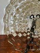 Fostoria American Cubist Footed Cake Plate……12-1/2”D
