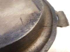Antique gate marked #8 cast iron griddle. 22 x 10”.