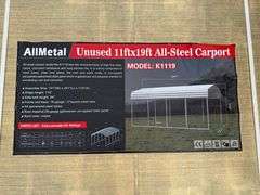 Unused 2024 AllMetal All-Steel Carport, K1119
