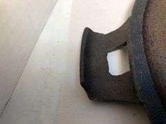 Antique gate marked #8 cast iron griddle. 22 x 10”.