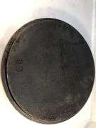 Antique No.1  12” cast iron lid for Dutchoven. Gate marked. Marked KO.