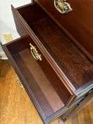 7-drawer mahogany finish lingerie chest…..20 x 12 x 48-1/4 tall