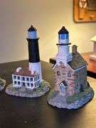 Selection of (8) resin lighthouses (all from WANG’s)……average height is approx. 5”