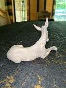 LLADRO Donkey Bisque Porcelain Figurine (#4679)……6” long x 4-1/2” tall…..part of the Children’s Nativity Series