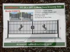 Unused 2024 AllMetal Metal Farm


Driveway Gate, K2007H