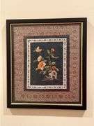 Beautifully designed and framed Chinese Embroidery on Silk….12 x 13