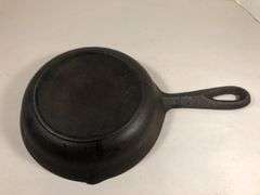 Vintage BSR Century series 6 5/8” #3 skillet. 2 spout. Made in USA. Heat ring.