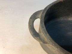 Vintage mini oval cast iron Dutch oven. 6 x 3.5” no spin, no wobble. No markings.