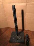 Antique Eclipse cast iron cobbler’s shoe stand with detachable shoe mold. 25” H  x 11.5” W. Shoe form 9 x 3”.