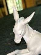 LLADRO Donkey Bisque Porcelain Figurine (#4679)……6” long x 4-1/2” tall…..part of the Children’s Nativity Series