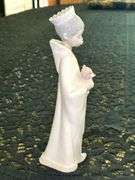 LLADRO King Balthazar Bisque Porcelain Figurine (#4675)…..8-1/2” tall…..part of the Children’s Nativity Series