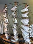 Heritage Mint LTD Wood/Fabric FLYING CLOUD Model Ship……12-1/2” long