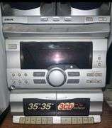 Sony stereo speaker system compact disc deck receiver model #HCD-RX33; speakers model " SS-J15