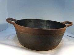 5.5 qt. Green Pan Dutch oven pan. Pan only. No lid. 14” diameter. Includes new handle & screws for a lid. Not seasoned.