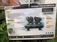 Unused 2024 landhonor 40 Gallon 2-Stage Truck Mounted Air Compressor