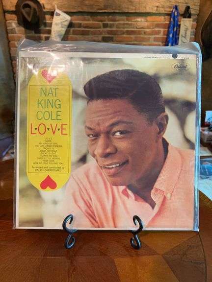 Collection of 15 Nat King Cole Albums…..most are in clear sleeves….see all pics image
