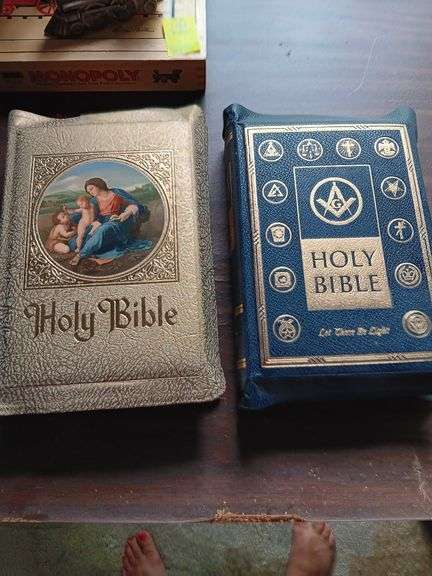 2 Beautiful Bibles... see photos image