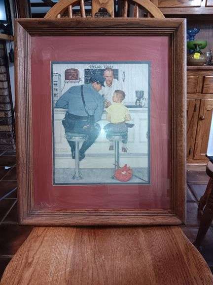 Norman Rockwell Picture..23x18 1/2 image