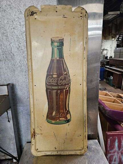 Tin Coke Sign image