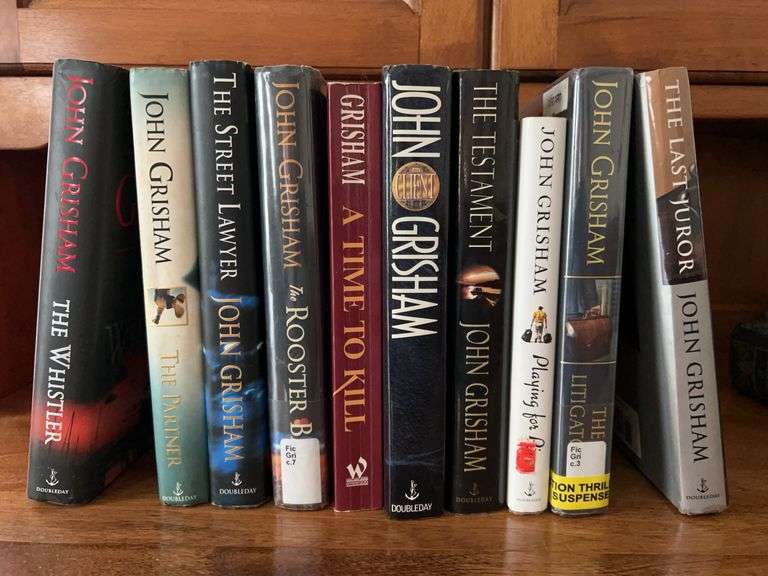 Collection of hardback and (1) paperback novels by John Grisham image