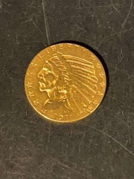 Pure Gold 1911 Indian Head $5 Coin…..coin was tested by authorized jeweler (David Kelley Jewelers) and by gold jewelry tester…..8 grams image